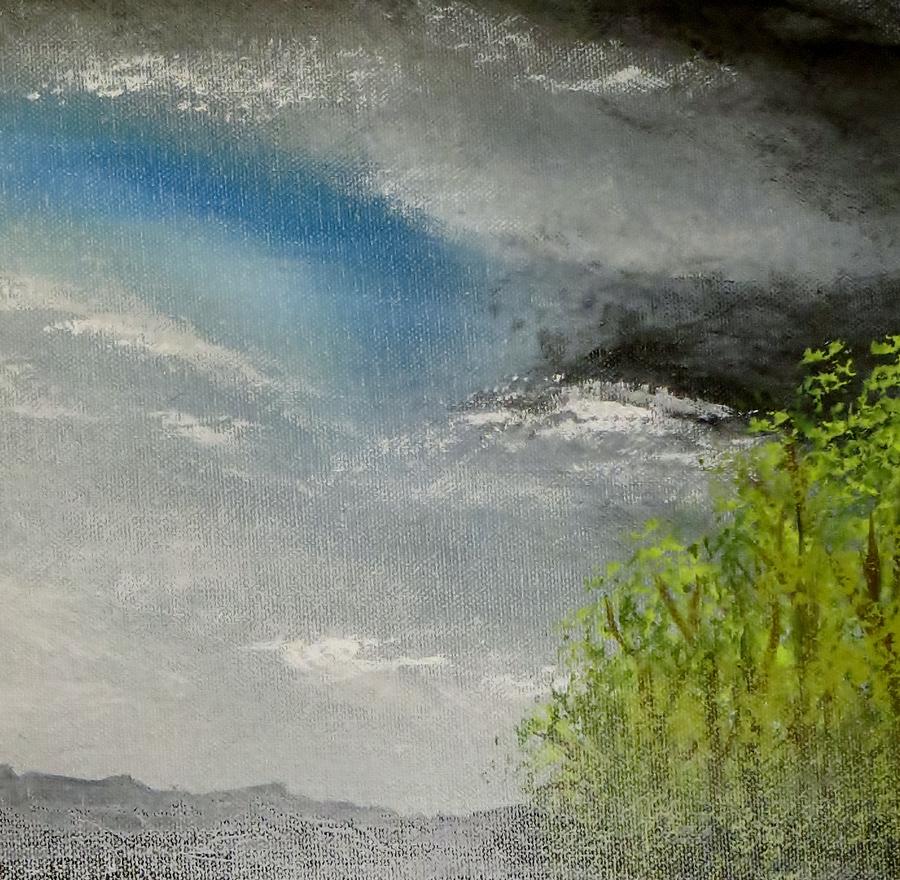 Cloudy Sky #1 Painting by Tim Townsend