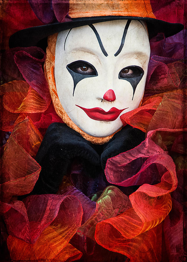 Portrait Photograph - Clown Fancy by Zina Zinchik