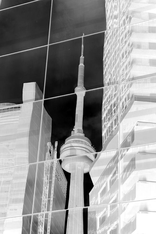 CN Tower Reflected #1 Photograph by Valentino Visentini