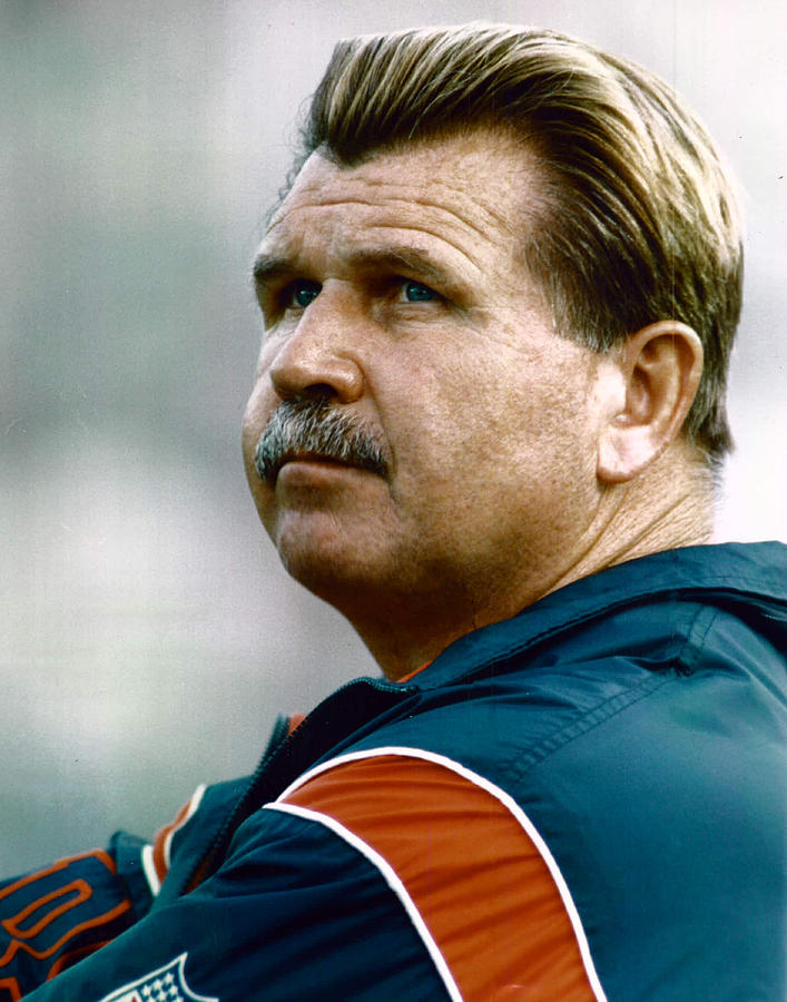 Mike Ditka Photograph - Coach Mike Ditka #1 by Retro Images Archive