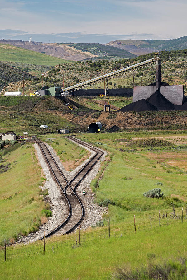 Coal Mine Rail-loading Facility #1 Photograph by Jim West - Pixels