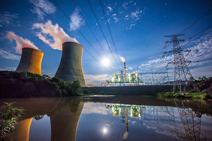 Coal Power Plant At River #1 Photograph by Zhongguo