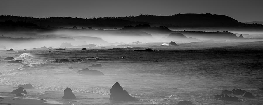 Beach Photograph - Coastal Fog Panorama by George Buxbaum