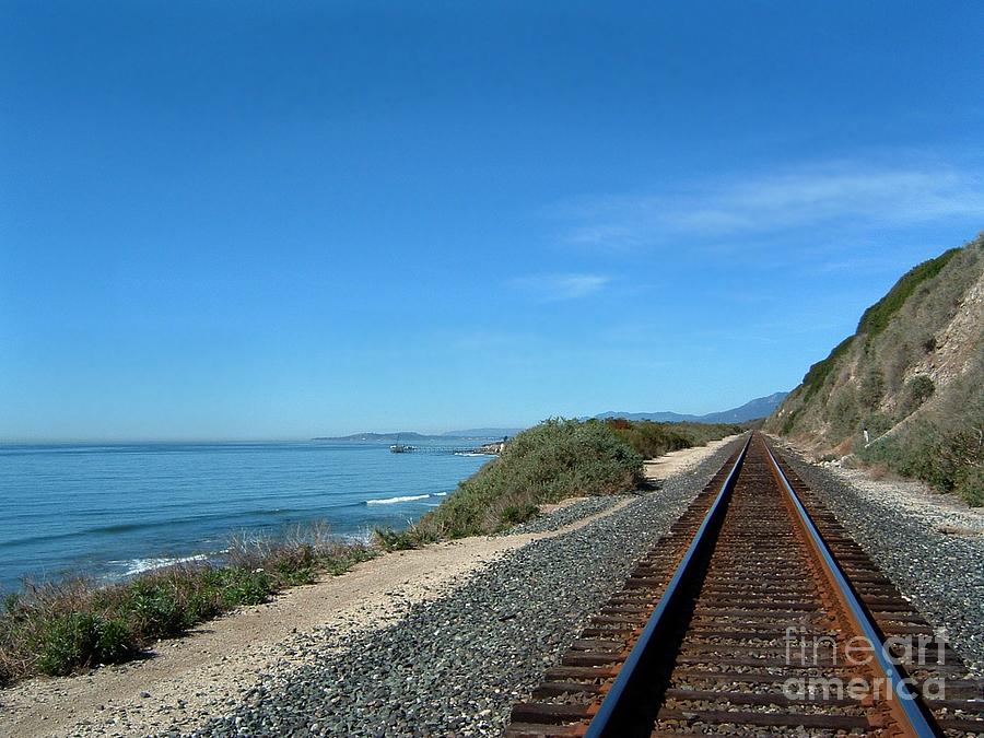 Coastal Train Tracks #1 Photograph by Henrik Lehnerer