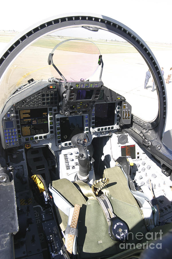 Cockpit View Of A Eurofighter Typhoon Photograph by Timm Ziegenthaler ...