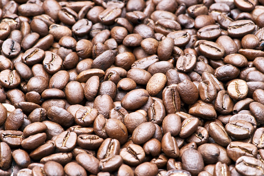 Coffee beans #1 Photograph by Marek Poplawski