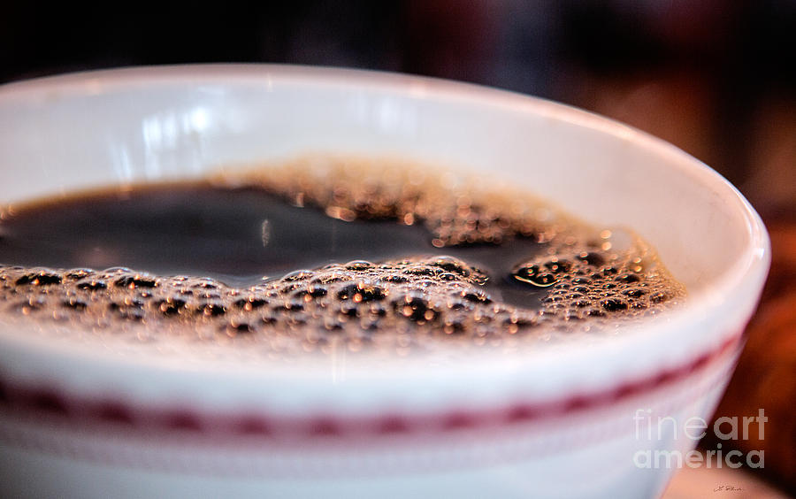 Coffee Photograph - Coffee Bubbles #2 by Iris Richardson