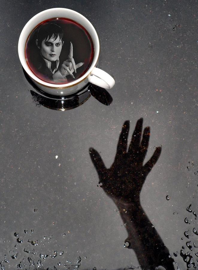 Coffee Digital Art - Coffee In The Shadows #1 by Tonie Cook