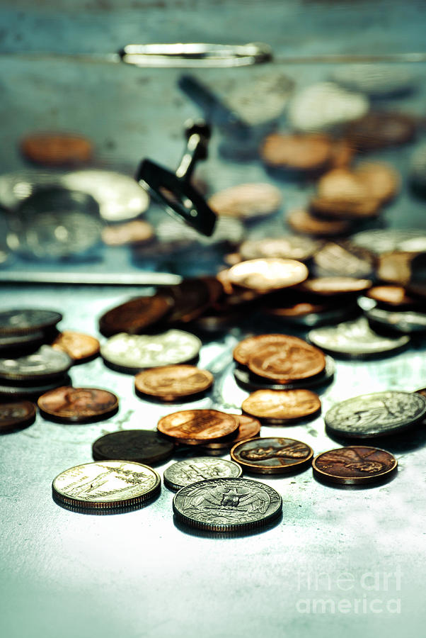 Coins #1 Photograph by HD Connelly