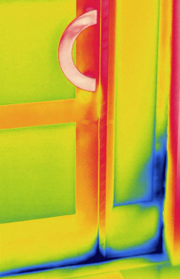 Cold Air Leaking In From Door #1 Photograph by Science Stock Photography