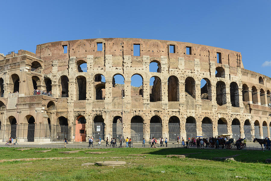 Coliseum Rome Photograph by Brandon Bourdages - Fine Art America