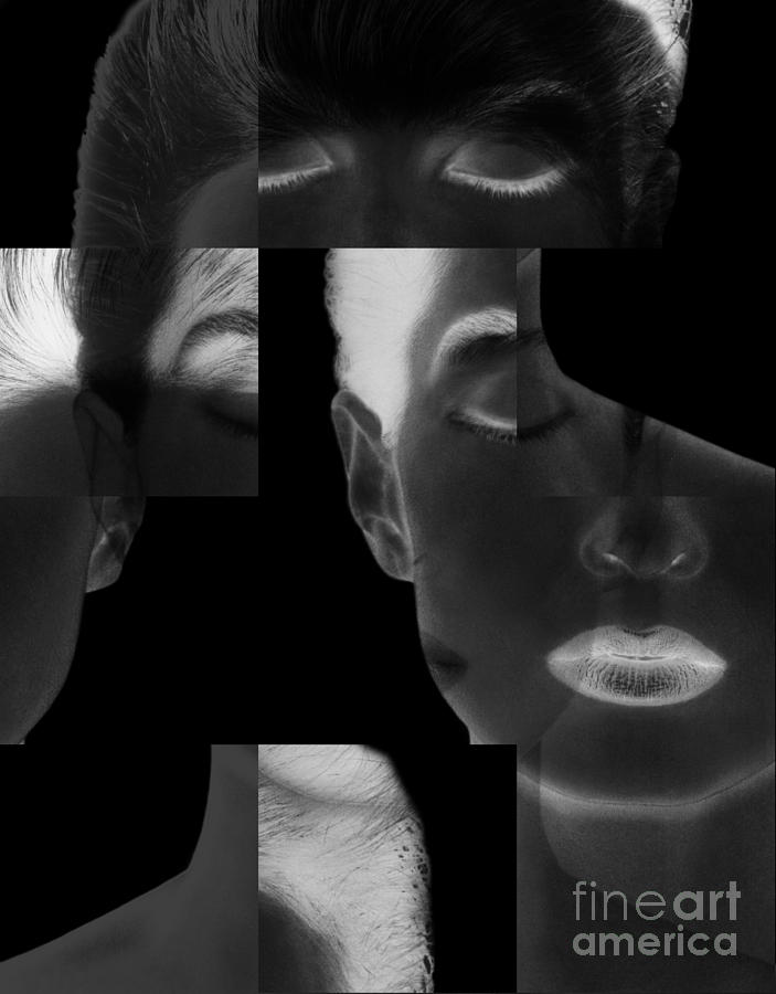 Collage Of A Womans Face #1 Photograph by Dennis Potokar
