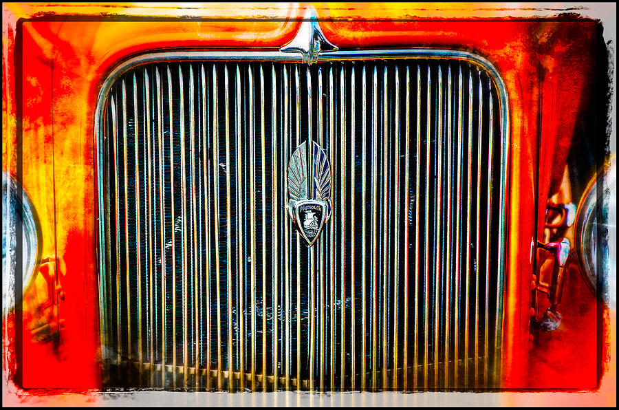 Collector Car Plymouth Grill Photograph by Roxy Hurtubise