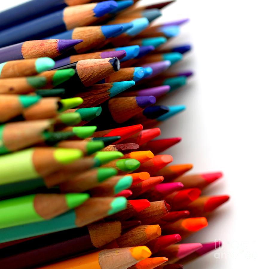 Color Pencils #1 Photograph by Henrik Lehnerer