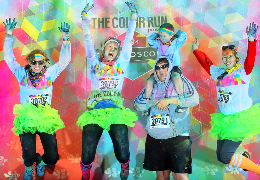 Color Run 2014 #1 Photograph by Kara  Stewart