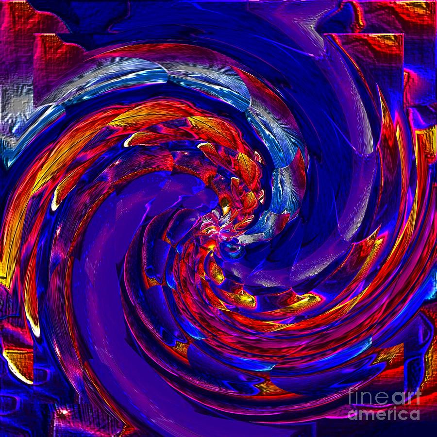 Color Swirl 2 #1 Digital Art by Gayle Price Thomas