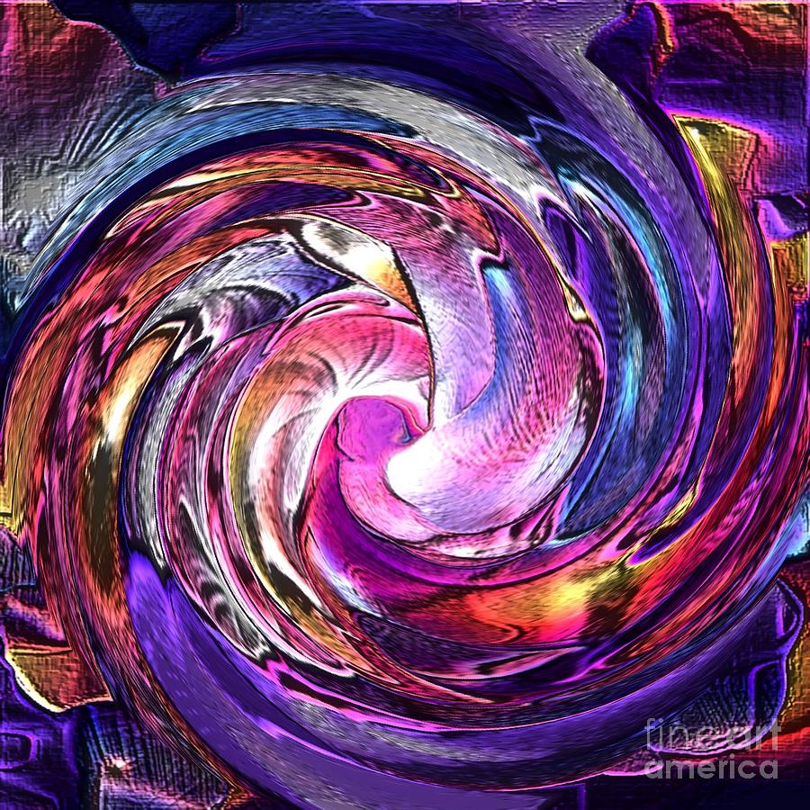 Color Swirl #1 Digital Art by Gayle Price Thomas