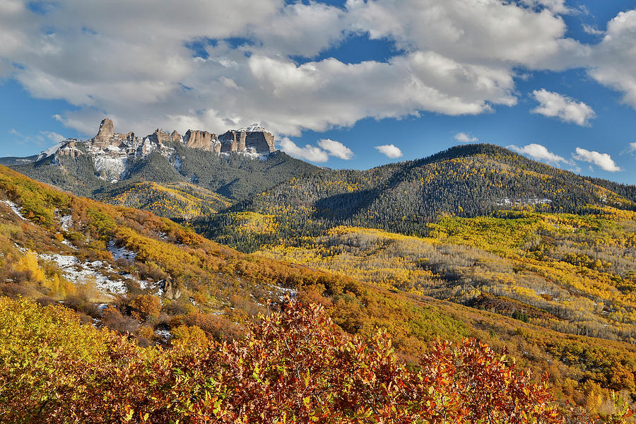 Fall Photograph - Colorado, Autumn, Mountains Of The Rio #1 by Darrell Gulin