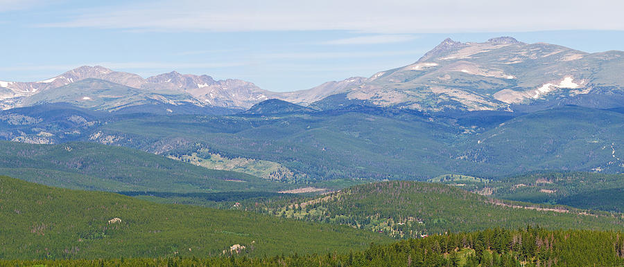 Colorado Continental Divide 5 Part Panorama 3 Photograph by James BO Insogna