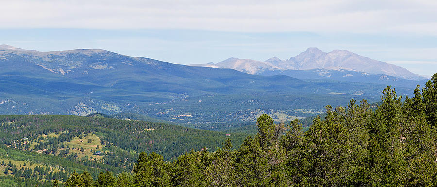 Colorado Continental Divide 5 Part Panorama 5 Photograph by James BO Insogna