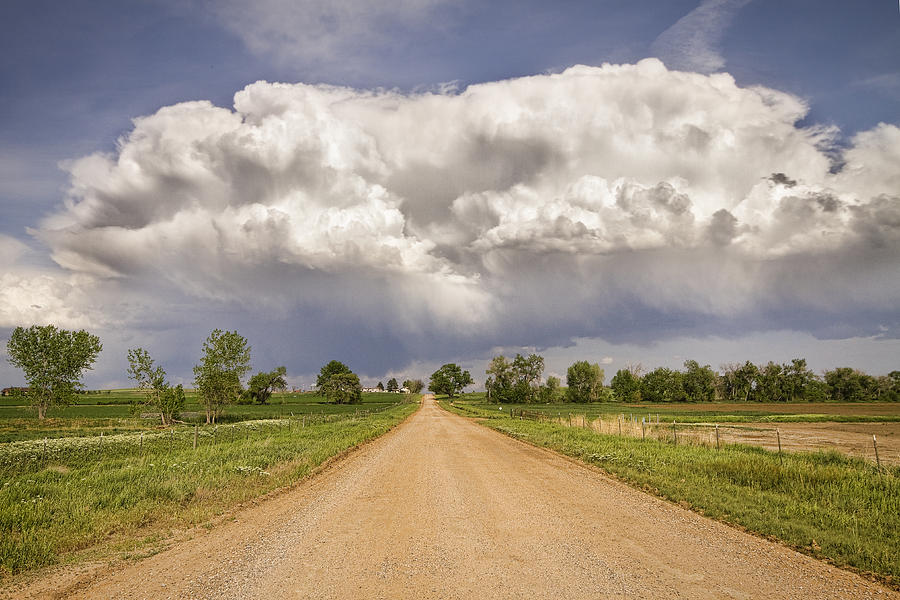 Colorado Country Road Stormin Skies #1 Photograph by James BO Insogna