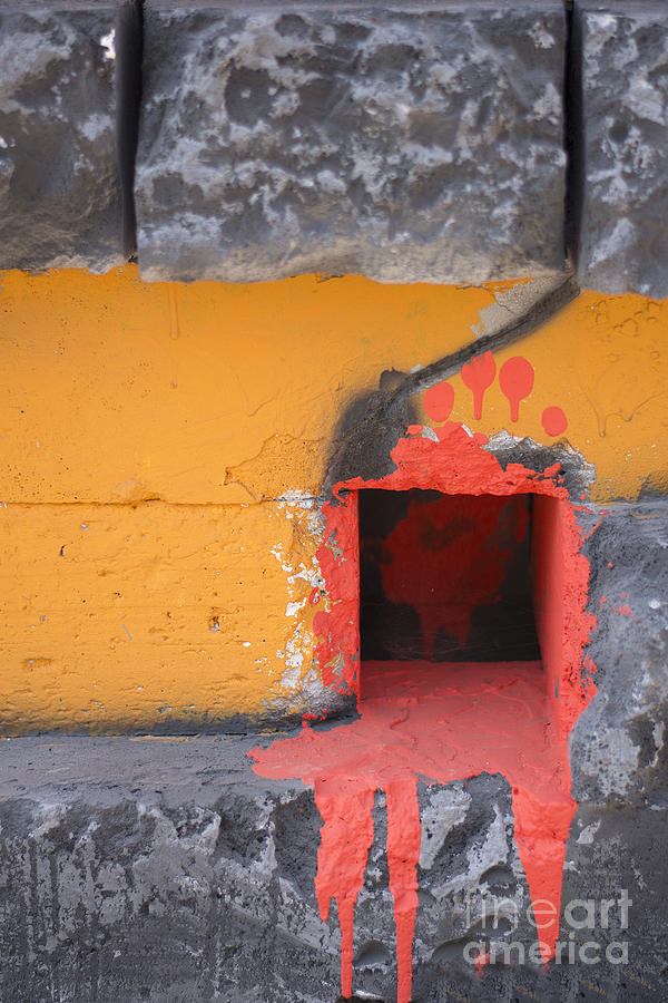 Colored wall #1 Photograph by Kiran Joshi