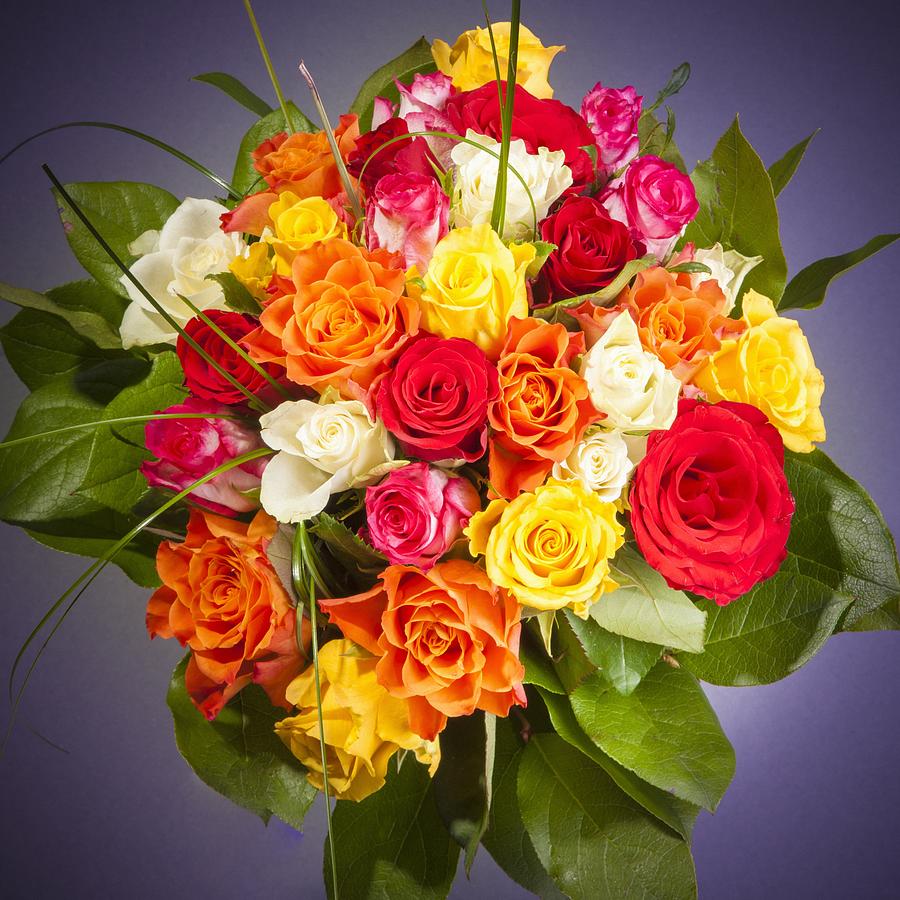 Flower Photograph - Colorful Bouquet of Flowers #1 by Bjoern Kindler