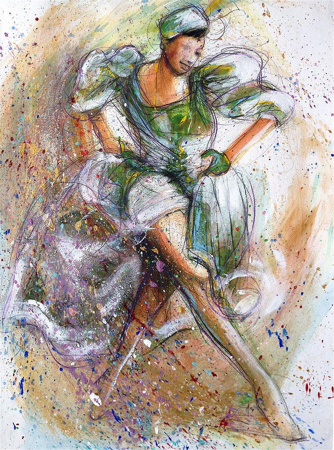 Colorful Dancer #1 Painting by Gregory DeGroat