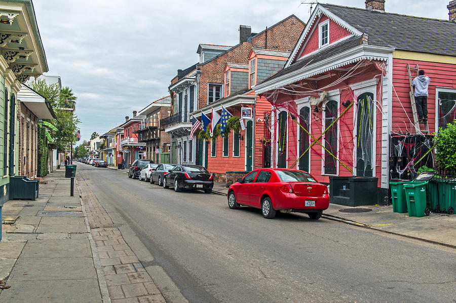 Colorful Homes Near Bourbon Street in New Orleans #1 Photograph by Willie Harper