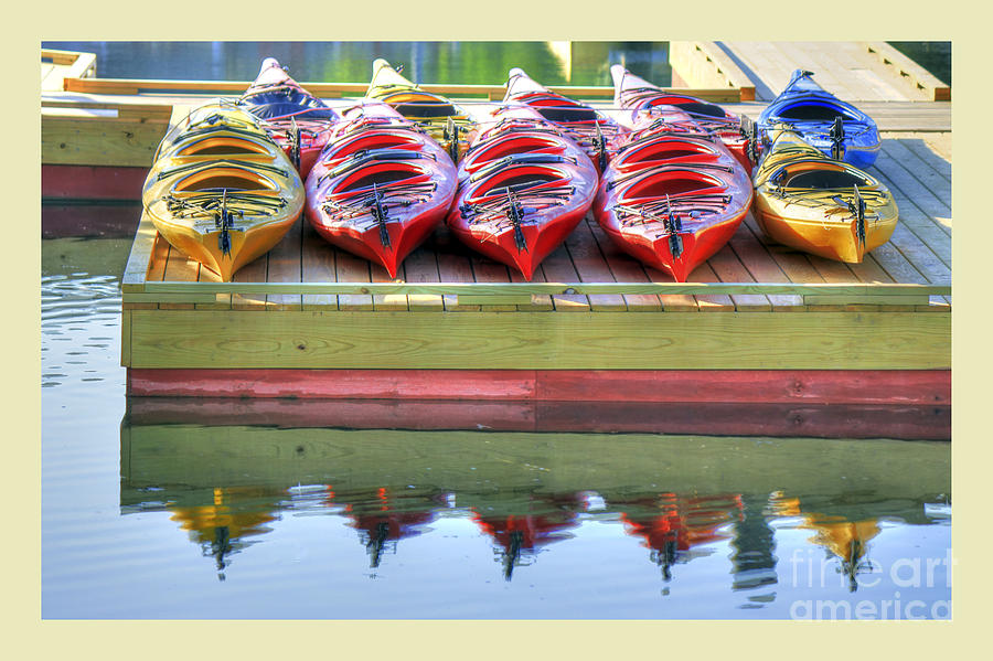 Colorful Kayaks #1 Photograph by Brenda Giasson