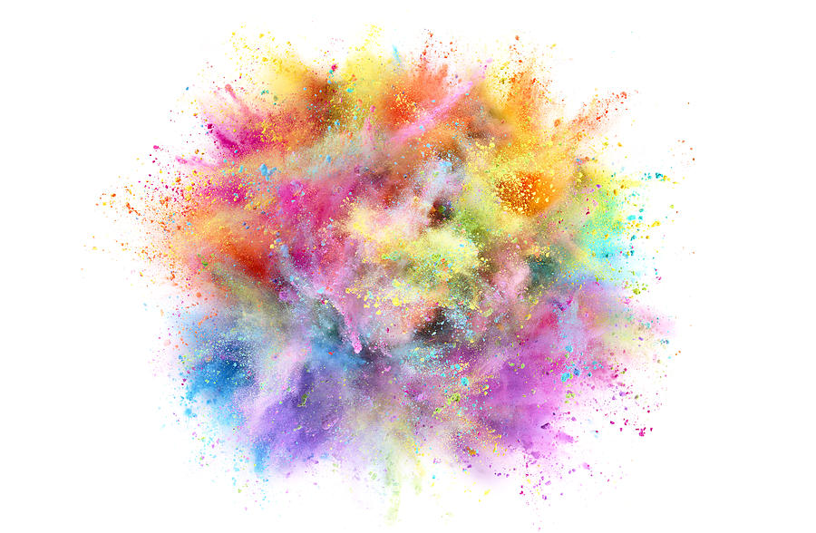 Colorful Powder Explosion #1 Photograph by Stilllifephotographer
