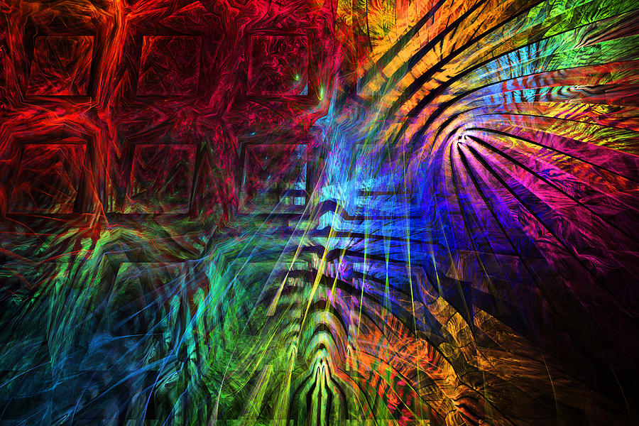 Colorful Psychedelic Abstract Fractal Art #1 Photograph by Keith Webber Jr