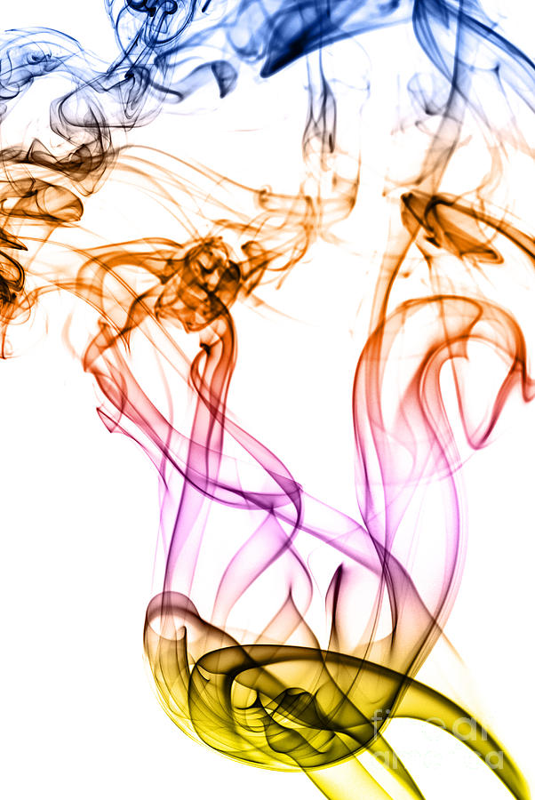 Abstract Photograph - Colorful smoke abstract #1 by Vishwanath Bhat