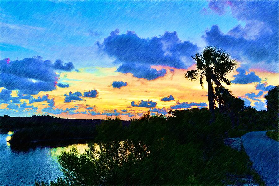 Sunset Photograph - Colorful Sunset #1 by Richard Zentner