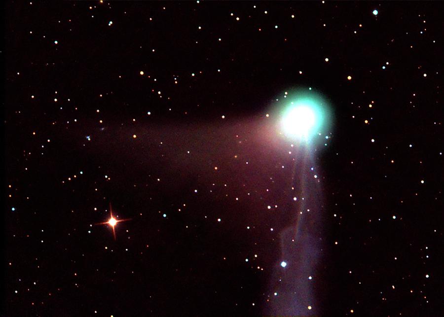 Comet C2012 F6 #1 Photograph by Damian Peach