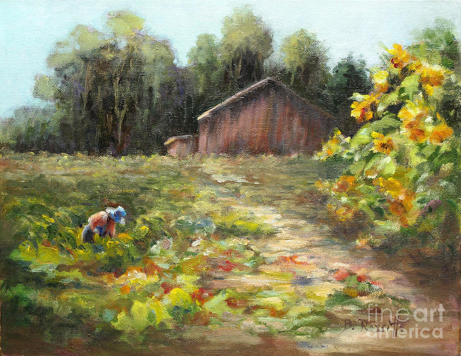 Community Garden #2 Painting by B Rossitto