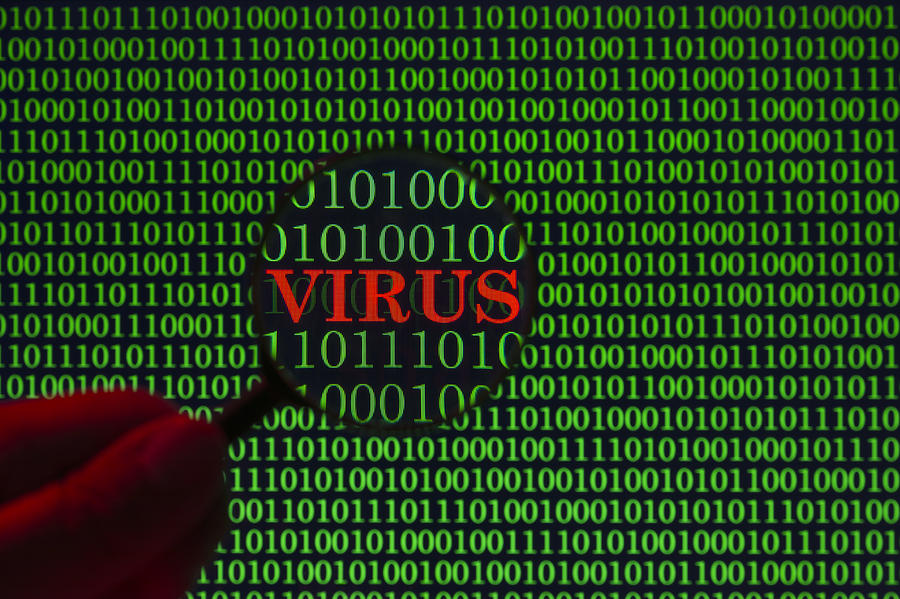 Computer virus #1 Photograph by Daniel Sambraus