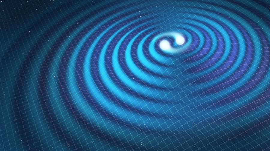 Conceptual Image Of Gravitational Waves #1 Photograph by Mark Garlick