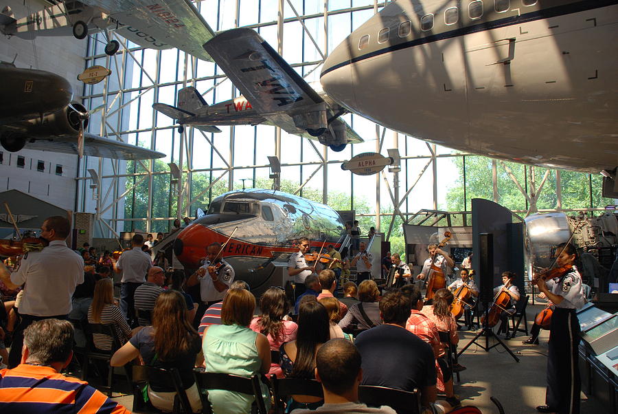 Concert Under the Planes Photograph by Kenny Glover
