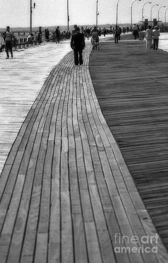 Coney Island Boardwalk #1 Photograph by Jeff Breiman