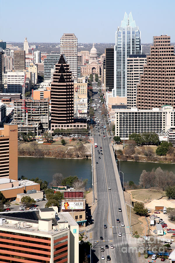 Congress Avenue Austin Texas Photograph by Bill Cobb - Fine Art America