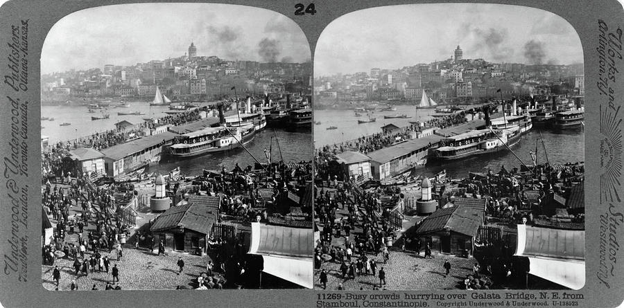 Constantinople Bridge #1 Photograph by Granger