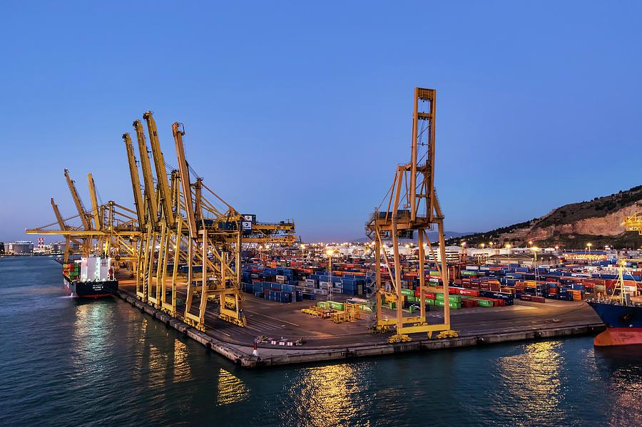 Container Port #1 Photograph by John Greim/science Photo Library