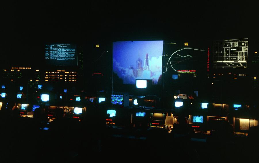 Control Room At Goddard Space Centre Photograph by Karl Esch/science ...