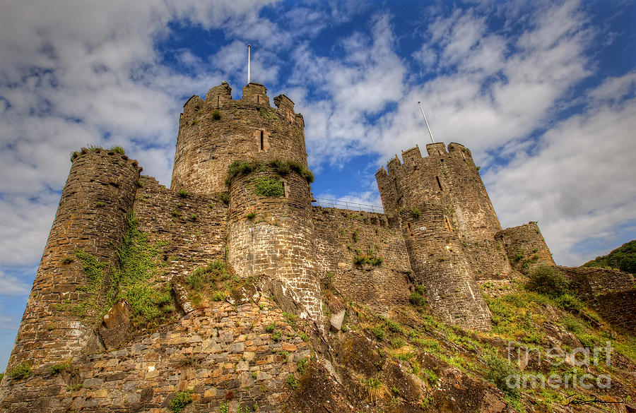 Castle Photograph - Conwy Castle by Traci Law
