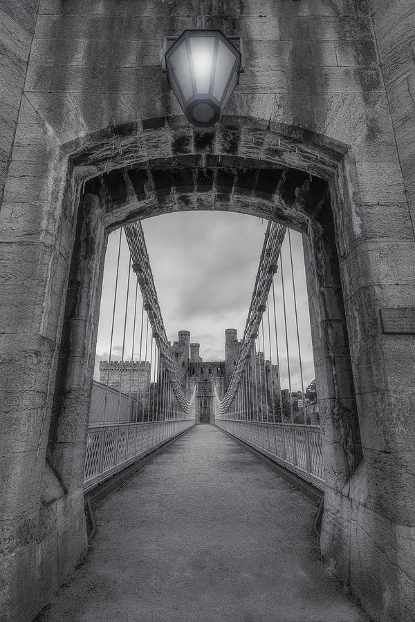 Conwy Suspension Bridge #1 Photograph by Ian Mitchell