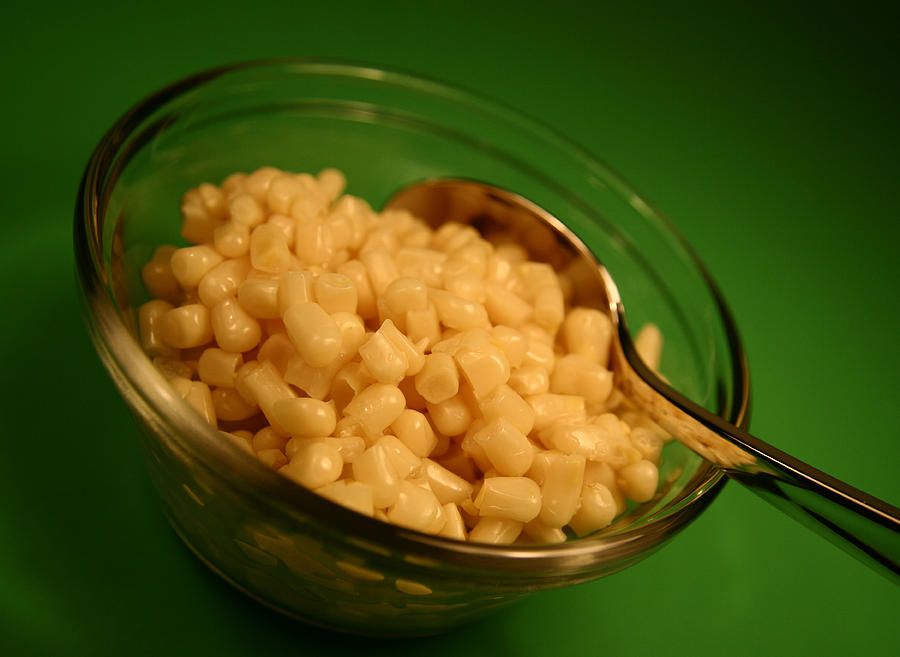 Cooked Corn Kernels #1 Photograph by Science Source