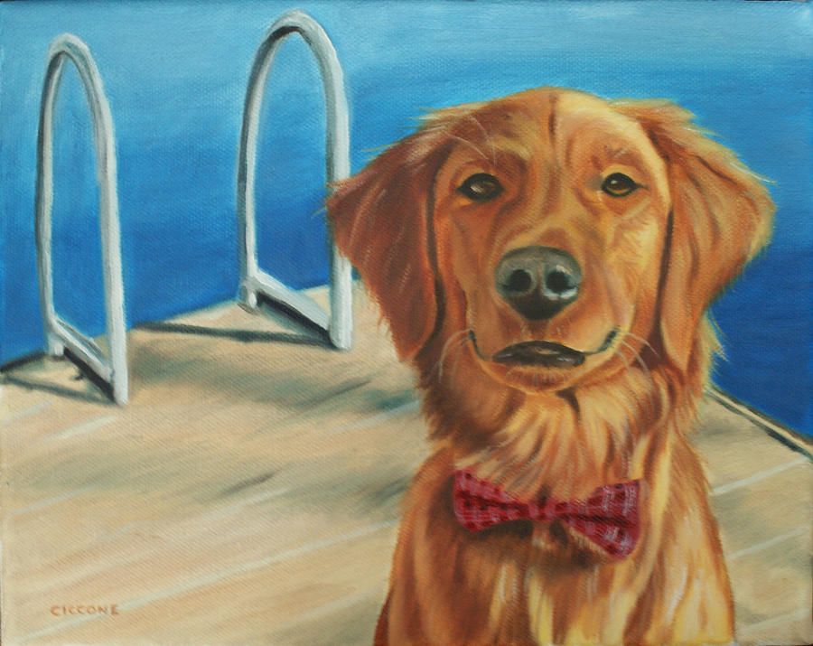 Cooper Painting by Jill Ciccone Pike