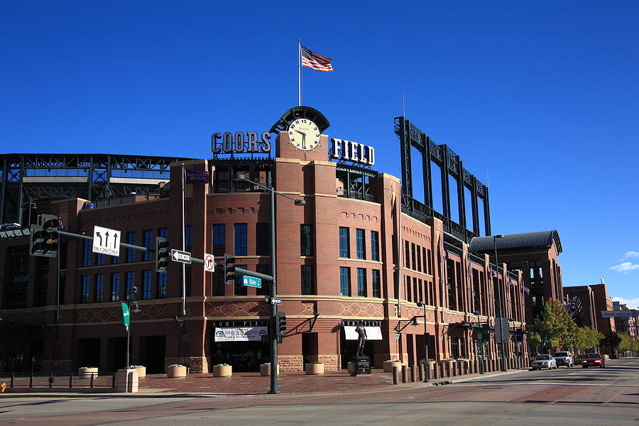 Architecture Photograph - Coors Field - Colorado Rockies #1 by Frank Romeo