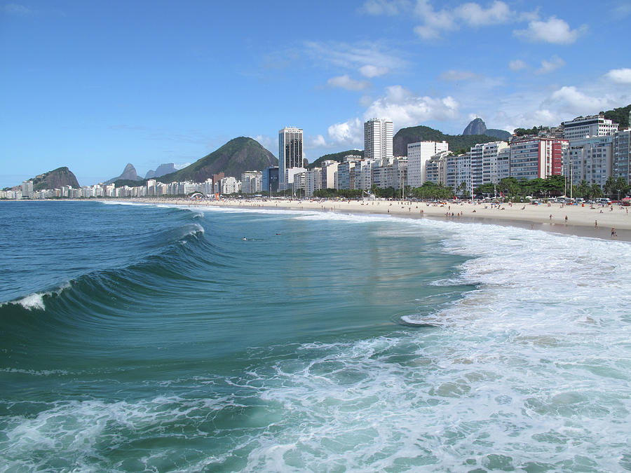 Copacabana Beach, Rio De Janeiro #1 Photograph by Philippe Cohat